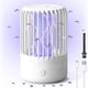 thumbnail image 1 of Lámpara asesina de mosquitos, repelente de insectos mosca Zapper, asesino eléctrico de insectos con luz UV, trampas de control de plagas recargables para interiores y exteriores, blanco Feliz Sencillez, 1 of 5