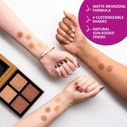 essence Sun Club Matt Bronzing Powder Palette, 10 Better Than Vacation Tan, 4 Shades