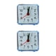 thumbnail image 1 of Wosthever Pointer Alarm Clock Square Wake Up School Portable Decor Battery Timer Morning Timing Cooking Bedside Operated Table azul 2Conjunto, 1 of 6
