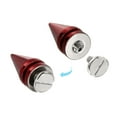 thumbnail image 4 of Paquete de 8 Picos Conos Stud Rivet, 10x20mm Studs y Picos con Tornillo para Artesanía en Cuero (Rojo Brillante), 4 of 7