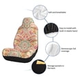 thumbnail image 4 of Uemuo Indian Paisley 1 Pattern Car Seat Covers for Front Seats Waterproof Seat Covers for Cars, Universal Auto Front Seats Protector Fits for Car-, 4 of 6