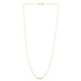 thumbnail image 2 of 14K Yellow Gold 18in 1.1mm Diamond-Cut Cable Chain with Spring Ring Clasp, 2 of 4