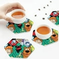 thumbnail image 7 of Lsque Scooby-Doo Pattern 4" Drink Coasters Set of 6, Leather Absorbent Coasters, Table Coaster Set Decorative Coffee Cup Coasters Housewarming Gift, 7 of 7