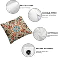 thumbnail image 4 of COMIO  Throw Pillow Covers, Luxury Mandala Great Flower Home Decor Set of 2 Pillow Cases, Sofa Cushion Couch Sofa Pillowcases Decorative White, 4 of 6