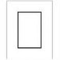 thumbnail image 2 of Savage Pre-Cut Double Mat - Polar White/ Matte Black, 8" x 10" (4" x 6" Opening), 2 of 2
