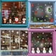 thumbnail image 2 of Pegatinas tipo ventana de cristal para decoración navideña, pegatinas tipo ventana de pared para decoración del hogar, arte de Navidad con copos de nieve, para restaurante y centro comercial, 2 of 4