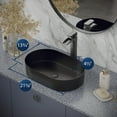 thumbnail image 7 of Karran Usa Ccv400 Cinox 21-5/8" Oval Stainless Steel Vessel Bathroom Sink - Stainless, 7 of 7