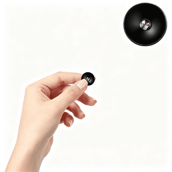 GJX Hidden Camera with Audio/Video Small Spy Wifi Security Secret System Smart Home Indoor Wireless Outdoor Nanny Night Motion Detection Baby Monitor Pet Doorbell Seguridad 1,Black,Mini