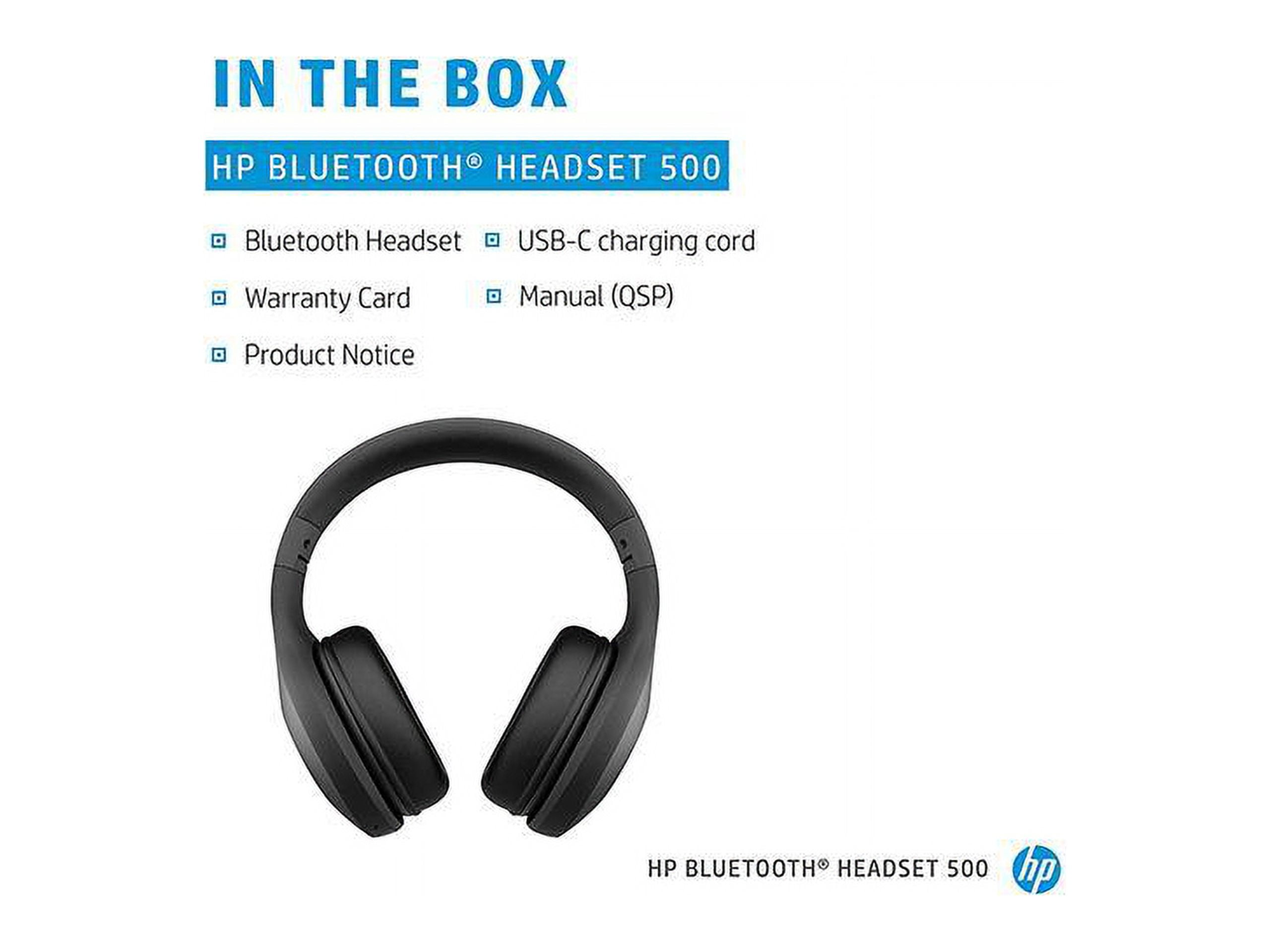 Micro Casque Ultra Portable HP Bluetooth 500 - Noir (2J875AA)