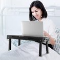 thumbnail image 1 of Moclever Laptop Table for Bed-Multi-Functional Laptop Bed Table Tray with Internal Cooling Fan & 2 Independent Laptop Stands-Foldable & 3 Different Height Laptop Desk-LED Lamp-4 Port USB, 1 of 5