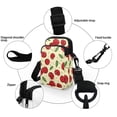 thumbnail image 3 of HELLHERO Crossbody Sling Bags, Polyester Lightweight for Adults, Red Cherries Leaves, 3 of 5