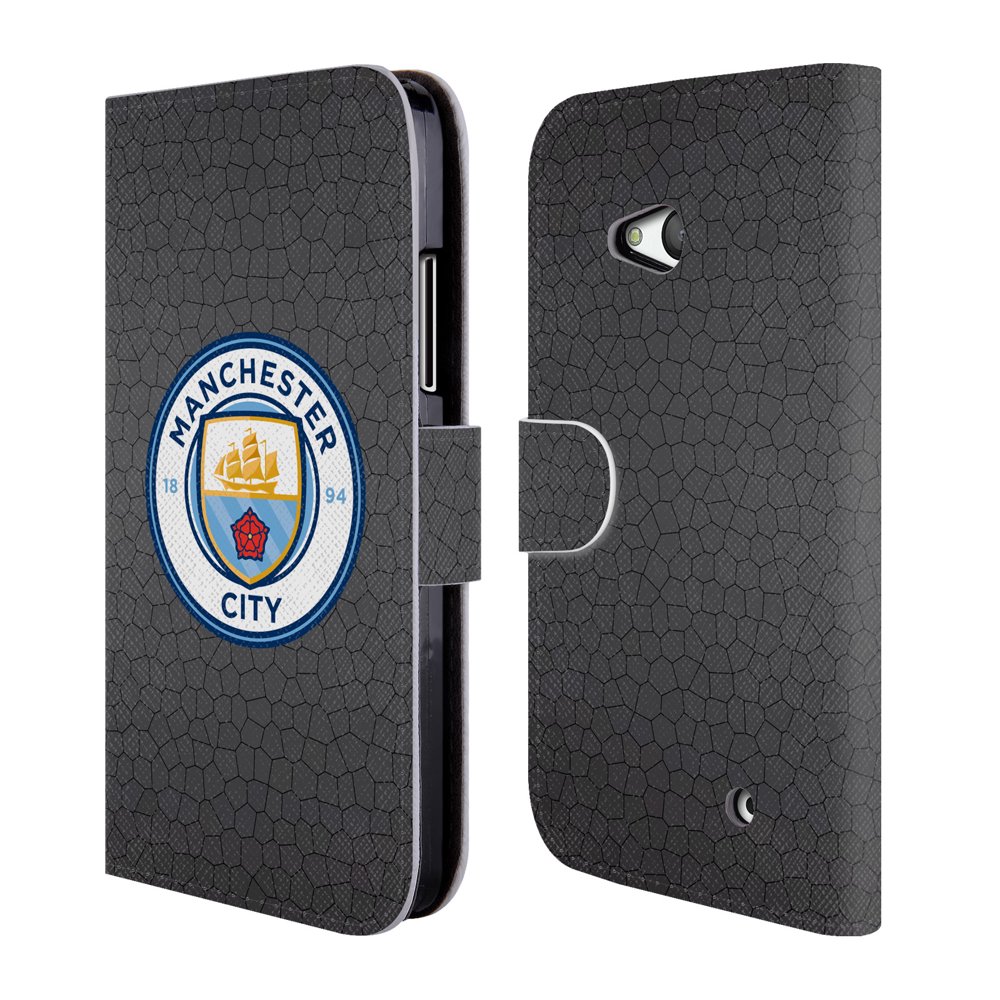 OFFICIAL MANCHESTER CITY MAN CITY FC BADGE PIXELS LEATHER BOOK WALLET
