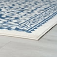thumbnail image 5 of Madison Traditional 5' x 7' Dark Blue Polypropylene Indoor Area Rug, 5 of 9