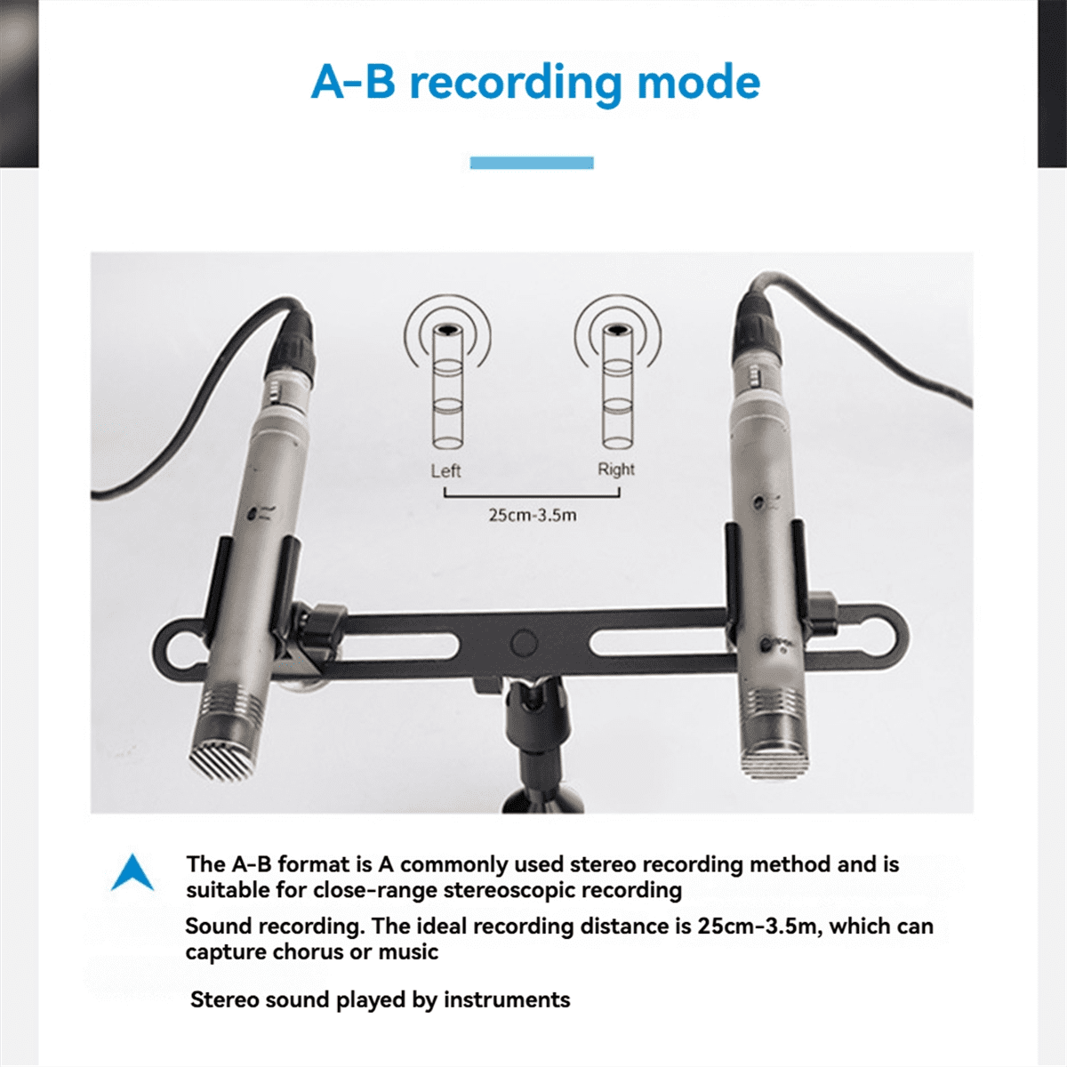 Dual Microphone Stand Extension Bracket for Studio Recording Adjustable Mic Mounts for Enhanced Sound Quality,1 x Dual Microphone Stand Extension Bracket,Black