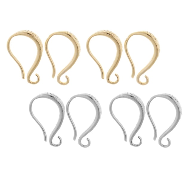 8 Uds Pendientes Ganchos Metal Oído Alambre DIY Mujeres Colgante Joyería Pendientes
