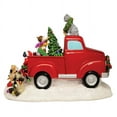thumbnail image 6 of The Hamilton Collection Meowy Christmas Figurine by Blake Jensen Handcrafted Holiday Decor Features 8 Festive Cats on a Vintage Red Truck with Glitter & Metallic Accents 7.25-inches, 6 of 7