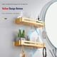 thumbnail image 2 of Organizador elegante, estante de ducha de acero inoxidable montado en la pared con estantes de ducha adhesivos a prueba de óxido, fácil instalación que garantiza un baño espacioso y ordenado,, 2 of 5