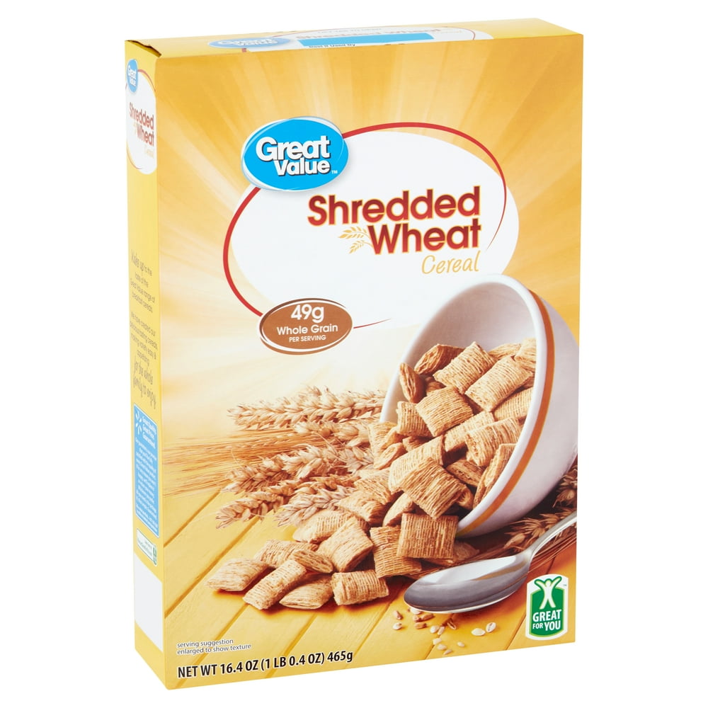 Great Value Shredded Wheat Cereal, 16.4 oz