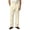 Beige, variant on Fengqque Men's Solid Color Loose Straight-Leg Casual Pleated Dress Pants with Pockets White XL