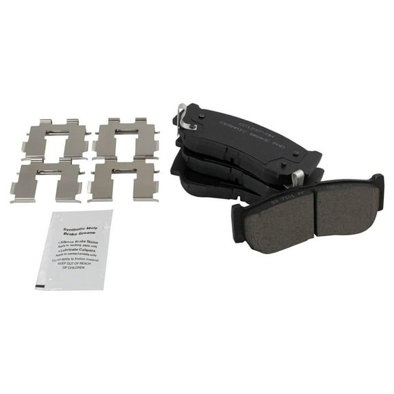 TRQ Disc Brake Pads Set Kit Posi Ceramic Rear for 07-09 Santa Fe New BFA73313