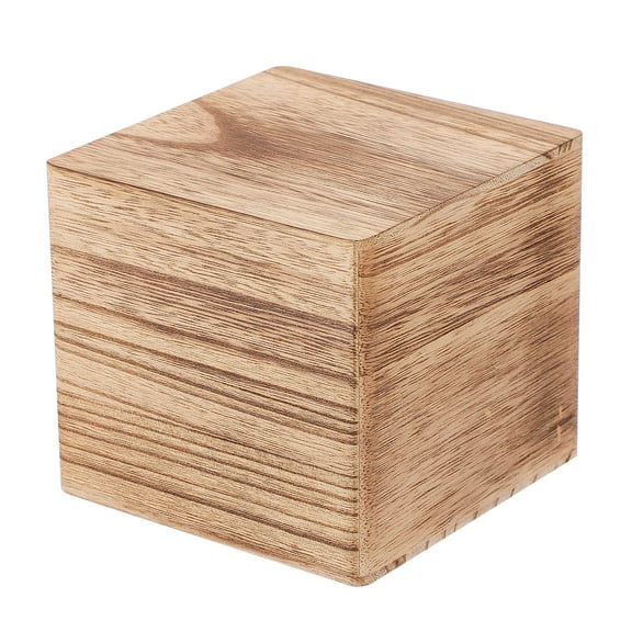 UPOUART 1Pcs Wooden Storage Box Clothes Storage Box Light Brown for Household Use