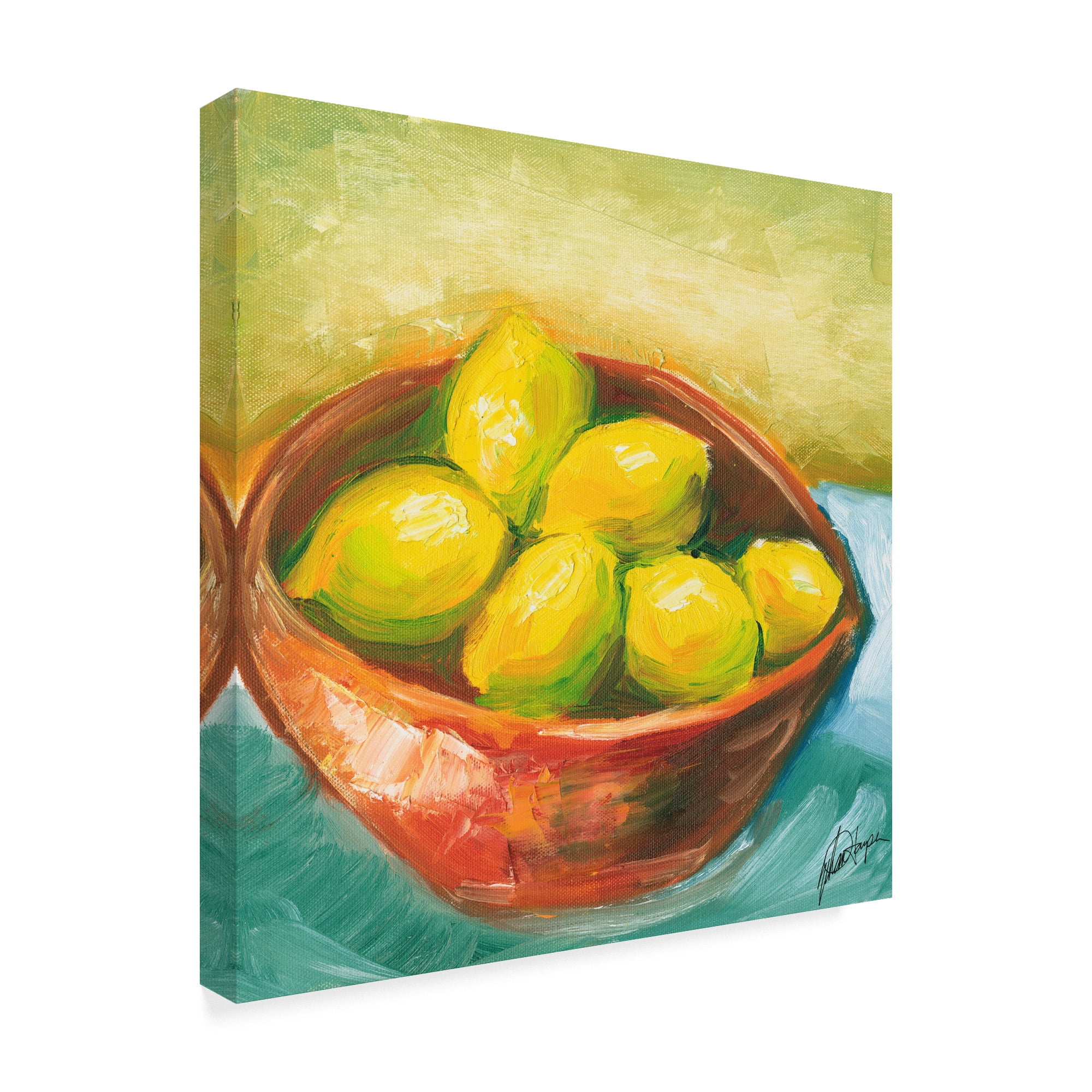 Trademark Fine Art 'Bowl of Fruit IV' Canvas Art by Ethan Harper