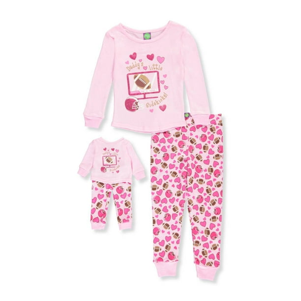 Dollie & Me Big Girls' 2Piece Pajamas with Doll Outfit (Sizes 7 16)