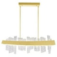 thumbnail image 1 of CWI Lighting Guadiana 39 in LED Satin Gold Chandelier, 1 of 6