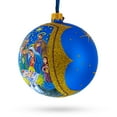 thumbnail image 2 of Sacred Nativity Gathering Glass Ball Christmas Ornament 4 Inches, 2 of 4