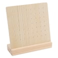 thumbnail image 1 of Exhibidor de aretes de madera, tablero perforado para exhibición de aretes, organizador de aretes, tablero perforado para exhibición de aretes, construcción robusta, 1 of 12