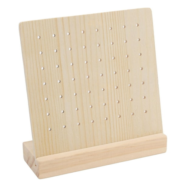 Pegboard shop earring display