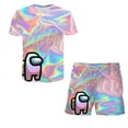 thumbnail image 1 of Among Us Tops Short Sleeve T Shirt Unisex T-shirts Anime Crewneck Graphic Floral Print Tshirts Cute Shirts for Women Men Teen Boys Girls Women's Men's Tee Shirts Cartoon Tees, 1 of 2