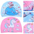 thumbnail image 2 of 2pcs Cartoon Swimming Caps Cute Cartoon Swimming Caps Unisex Swimming Caps, 2 of 6