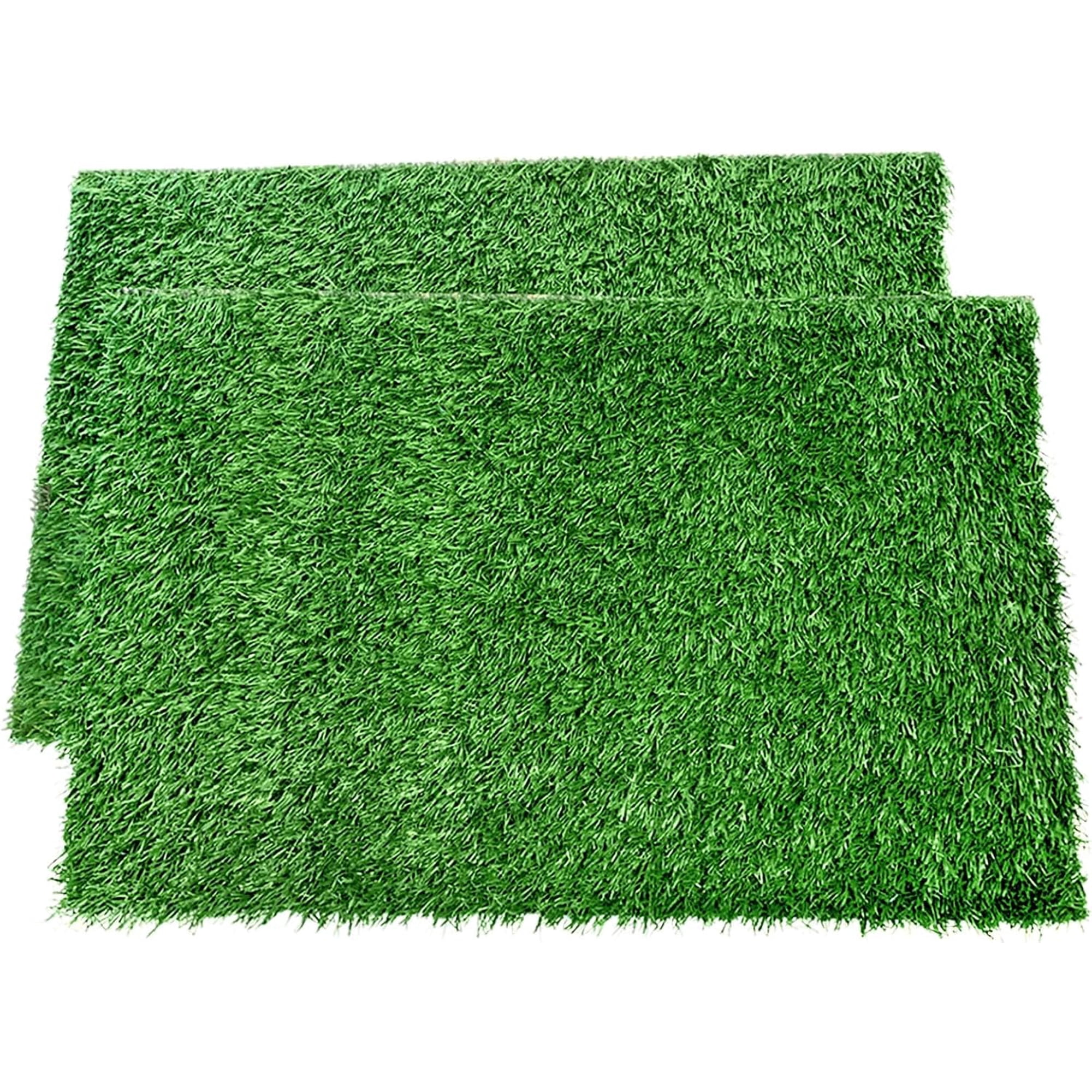Dog Grass Pee Pads, Artificial Dog Grass Pads for Potty Tray, Fake Grass for Dogs to Pee On, Outdoor Indoor Pee Grass for Dog Potty(14*18 inch)