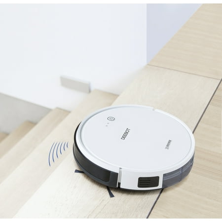 ECOVACS Robotics - DEEBOT 600 Wi-Fi Connected Robot Vacuum - White
