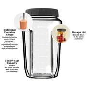 مجموعة خلاط غمر Vitamix بخمس سرعات مع ملحقات (4 قطع) باللون الزمردي