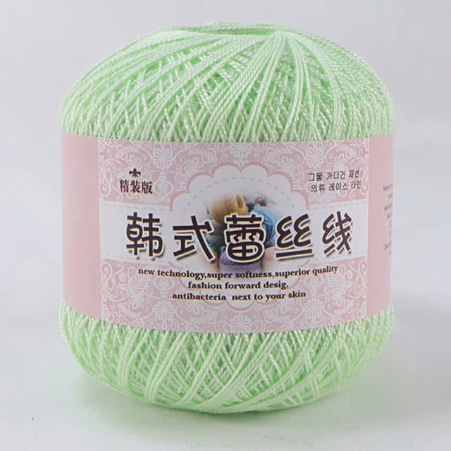 Wzzjkit Yarn for Crocheting Multicolor Lace Thread DIY Woven Mercerized Baby Fine Thread Crochet Yarn for Crocheting & Knitting, Gift Beginners and Adults, Yarn