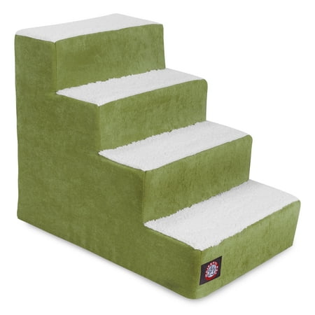 UPC: 0788995675136 | Majestic Pet Portable Villa Pet Stairs Soft Sherpa Foam Step Steps for Dogs & Cats Perfect for Bed & Sofa