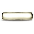 thumbnail image 3 of Womens 14K Yellow Gold, 6mm Slim Profile Comfort-Fit Wedding Band with Milgrain (sz 9.5), 3 of 3