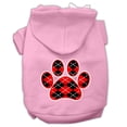thumbnail image 6 of Mirage Pet Argyle Paw Red Screen Print Pet Hoodies Cream Size L, 6 of 10