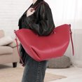 thumbnail image 1 of Bolso de mano elegante para mujer, bolso de viaje de gran capacidad con juego de monedero (rojo grande), 1 of 9