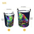 thumbnail image 5 of Haiem Howling Wolf Laundry Basket, Laundry Hamper, Collapsible Laundry Baskets, Dirty Clothes Hamper, Waterproof with Handles for College Dorm, Family-Medium, 5 of 8
