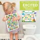 thumbnail image 5 of 1 Set Toddler Girls Potty Training Chart Cartoon Dinosaur Potty Training Sticker Chart For Girls, 5 of 5