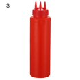 thumbnail image 1 of ENJOYW Refillable Squeeze Bottle Food Grade 3 Hole Large Capacity Condiment Bottles for Kitchen Squeeze Bottle, 1 of 7