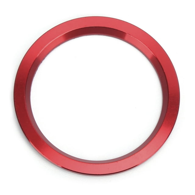 Ignition Button Trim, Push Button Trim Aluminum Alloy Wear- for Car Interior Trim