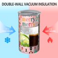 thumbnail image 2 of 20oz Coffee Tumblers Pink Christmas Nutcracker Pattern Stainless Steel Vacuum Insulated Travel Tumbler Coffee Cups Mug with Lid and Straw with Cleaning Brush for Cold & Hot Drinks, 2 of 5