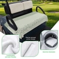 thumbnail image 5 of Golf Cart Seat Covers for 2 Seater, Sage Green Botanical Soft Microfiber Cart Seat Towel Blanket, Spring Floral Leaf Absorbent Breathable Non Slip Bench Seats Protector for Golf Course 51"x31", 5 of 9