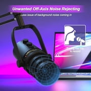SDFGTstore Professional Studio Quality Dynamic Microphone with Noise Reductions Features