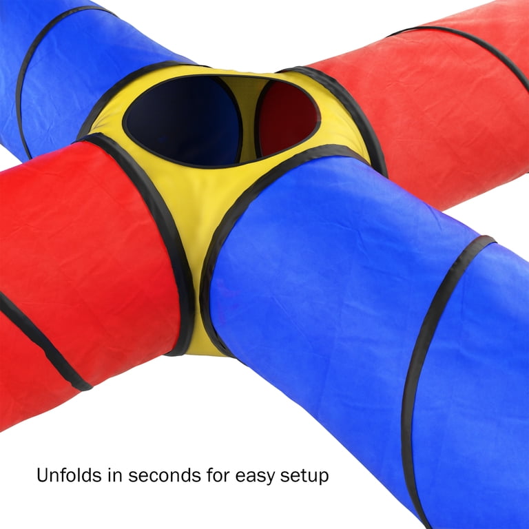 Hey! Play! Kids 4-Way Pop Up Play Tunnel photo 3