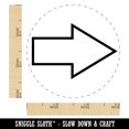 thumbnail image 2 of Arrow Outline Rubber Stamp for Scrapbooking Crafting Stamping - Small 3/4 Inch, 2 of 7